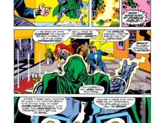 Fantastic Four #143, pg. 2; pencils, Rich Buckler; inks, Frank Giacoia; Doctor Doom; Reed Richards