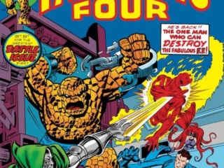 Fantastic Four #143 cover; pencils, Gil Kane; inks, Joe Sinnott; The Terrible Triumph of Dr. Doom