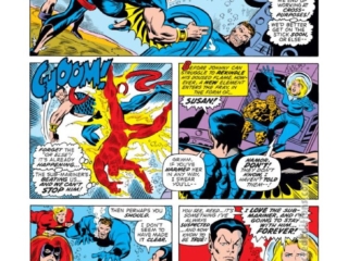 Fantastic Four #147, pg. 19; pencils, Rich Buckler; inks, Joe Sinnott; Sue Storm, Prince Namor the Sub-Mariner