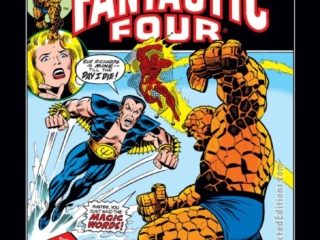 Fantastic Four #147 cover; pencils, Rich Buckler; inks, Joe Sinnott; Thing, Prince Namor, the Sub-Mariner, Human Torch