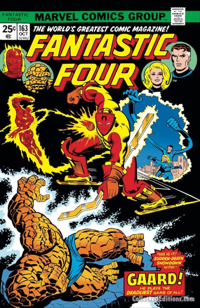 Fantastic Four #163 cover; pencils, Rich Buckler; inks, Joe Sinnott; Gaard