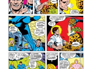 Fantastic Four #170, pg. 2; layouts, George P&eacute;rez; pencils and inks, Joe Sinnott; Ben Grimm/Thing