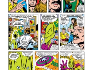 Fantastic Four #176, pg. 11; pencils, George P&eacute;rez; inks, Joe Sinnott; Impossible Man, Stan Lee, Roy Thomas, Marv Wolfman, Jack Kirby