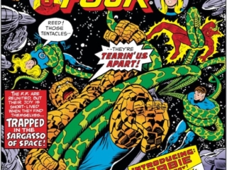 Fantastic Four #209 cover; pencils, Keith Pollard; inks, Joe Sinnott; first appearance HERBIE the Robot