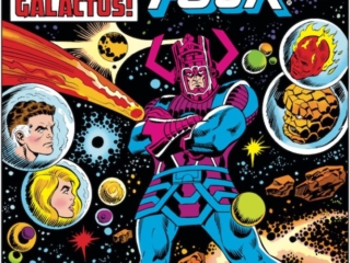 Fantastic Four #210 cover; pencils, Keith Pollard; Galactus