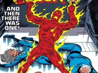 Fantastic Four #214 cover; pencils, John Byrne; inks, Joe Sinnott