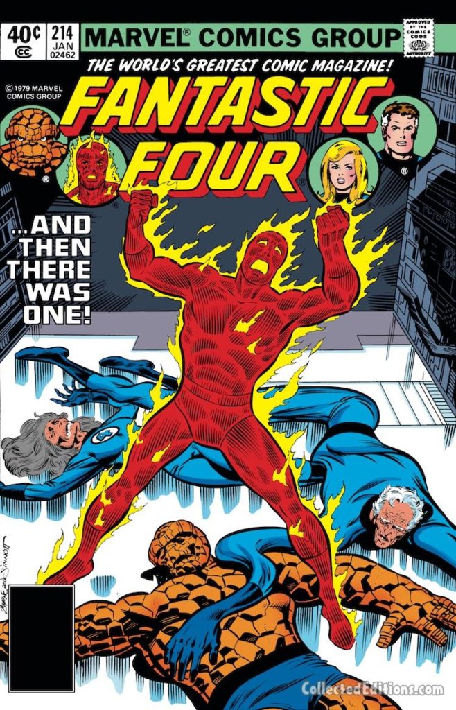 Fantastic Four #214 cover; pencils, John Byrne; inks, Joe Sinnott