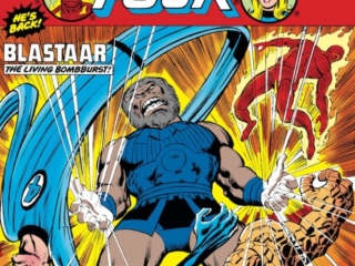 Fantastic Four #215 cover; pencils, Ron Wilson; inks, Joe Rubinstein; Blastaar