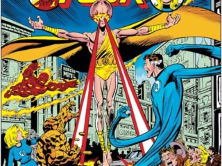 Fantastic Four #216 cover; pencils, Rich Buckler; inks, Al Milgrom