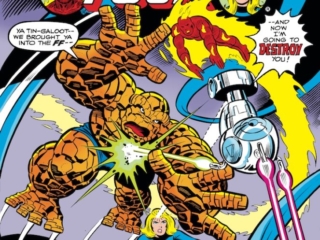 Fantastic Four #217 cover; pencils and inks, Joe Sinnott; Herbie the Robot