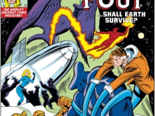 Fantastic Four #221 cover; pencils, Bill Sienkiewicz; inks, Joe Sinnott