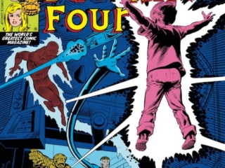 Fantastic Four #222 cover; pencils, Bill Sienkiewicz; inks, Joe Sinnott; Franklin Richards