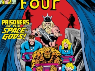 Fantastic Four #224 cover; pencils, Bill Sienkiewicz; inks, Joe Sinnott