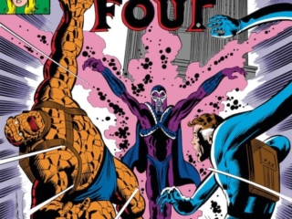 Fantastic Four #231 cover; pencils, Bill Sienkiewicz; inks, Joe Sinnott