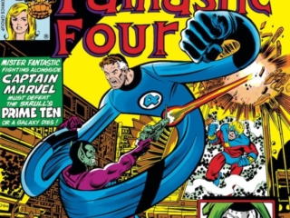 Fantastic Four Annual #15 cover; pencils, George P&eacute;rez; inks, Joe Sinnott; Super-Skrull