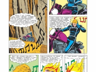 Ghost Rider #52, pg. 11; pencils and inks, Don Perlin; the Sirens of Kronos, Leucosia, Ligea, Parthenope, first appearance
