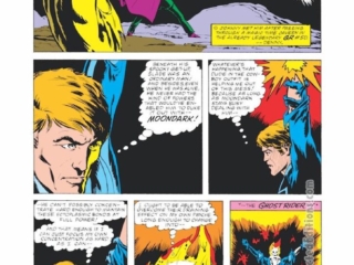 Ghost Rider #56, pg. 18; pencils, Don Perlin; inks, Frank Giacoia; Carter Slade, Night Rider, Western, Moondark