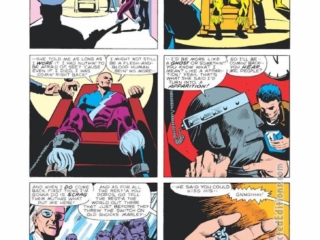 Ghost Rider #57, pg. 4; layouts, Jim Shooter; pencils and inks, Don Perlin; The Apparition, first appearance, execution, electric chair