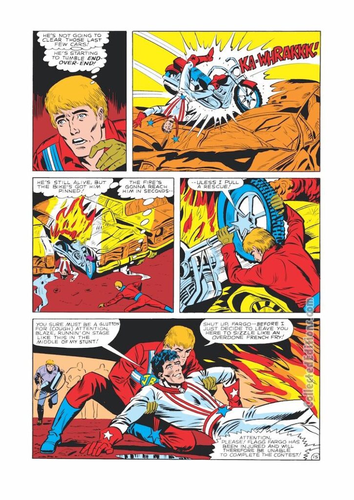 Ghost Rider #58, pg. 15; layouts, Don Perlin; pencils and inks, Mike Esposito; Flagg Fargo
