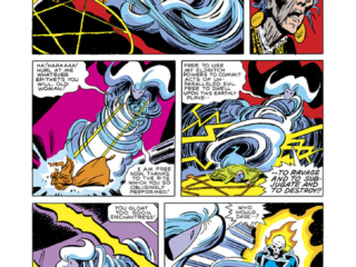 Ghost Rider #66, pg. 17; pencils and inks, Tom Sutton Ghost Rider #66, pg. 17; pencils and inks, Tom Sutton; first appearance Wind Witch, Madam Olga