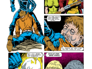 Ghost Rider #67, pg. 19; pencils, Don Perlin; inks, Dave Simons Ghost Rider #67, pg. 19; pencils, Don Perlin; inks, Dave Simons; Jock Parker, Sally Stanton, Veronica Stanton