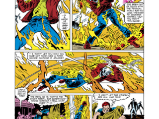 Ghost Rider #72, pg. 17; pencils, Bob Budiansky; inks, Dave Simons Ghost Rider #72, pg. 17; pencils, Bob Budiansky; inks, Dave Simons; Red Fowler, Johnny Blaze