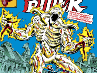 Ghost Rider #77 cover; pencils, Bob Budiansky; inks, Dave Simons; Johnny Blaze, revealed at last, secret origin the demon who dwells, Zarathos