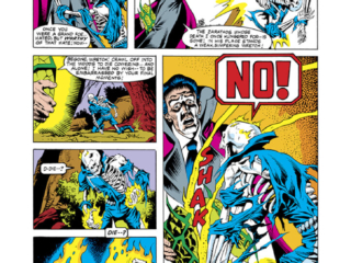 Ghost Rider #81, pg. 16; pencils, Bob Budiansky; inks, Danny Bulanadi; Johnny Blaze, Centurious