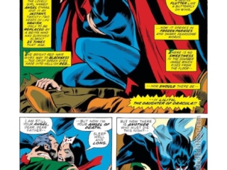 Giant-Size Chillers #1, pg. 6; pencils and inks, Alfredo Alcala; Lilith, Daughter of Dracula; first appearance, Tomb of Dracula
