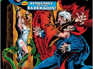 Giant-Size Dracula #2 cover; pencils and inks, Pablo Marcos; Vengeance of the Elder Gods, Y&rsquo;Garon