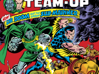 Giant-Size Super-Villain Team-Up #2 cover; pencils, Gil Kane; inks, Al Milgrom; Doctor Doom, Humanoid Hordes, Sub-Mariner, Namor