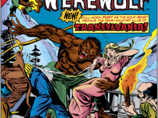 Giant-Size Werewolf #3 cover; pencils, Gil Kane; inks, Tom Palmer; Full moon fury as the wolf-beast prowls the fear-haunted hills of Transylvania, Jack Russell by Night