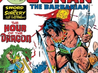 Giant-Size Conan #1 cover; pencils, Gil Kane; inks, Ernie Chan; The Hour of the Dragon
