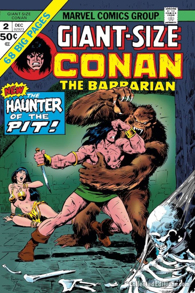 Giant-Size Conan #2 cover; pencils and inks, John Buscema