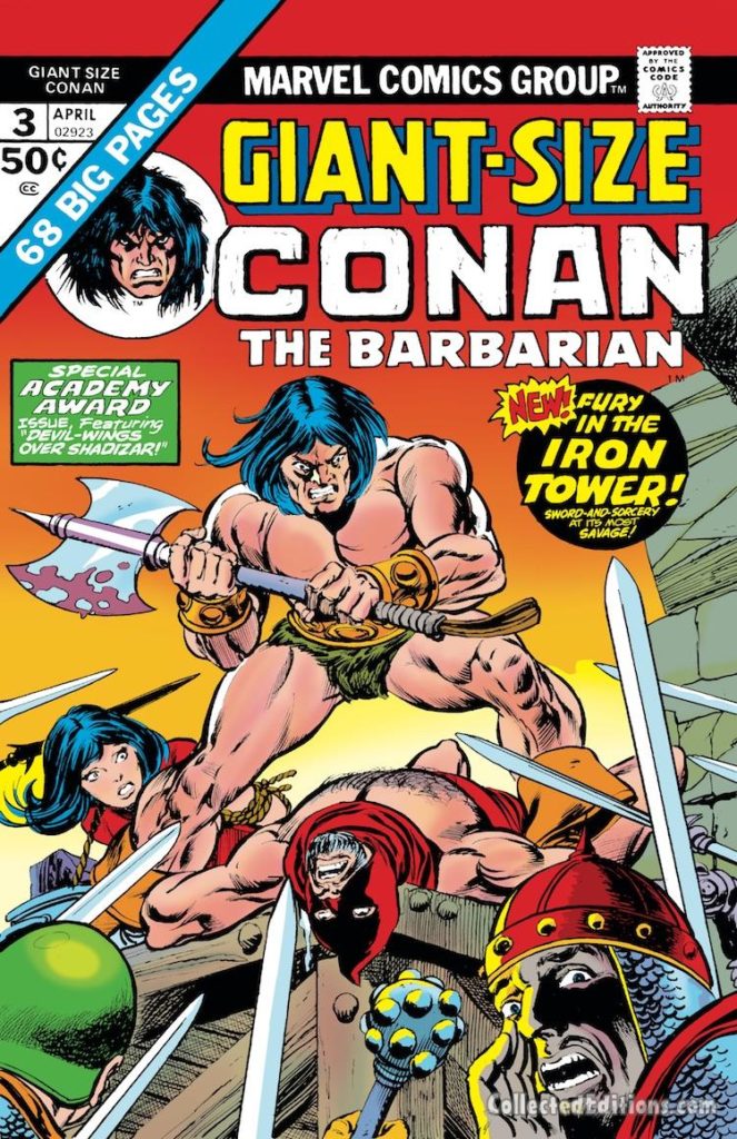 Giant-Size Conan #3 cover; pencils, Gil Kane; inks, Tom Palmer