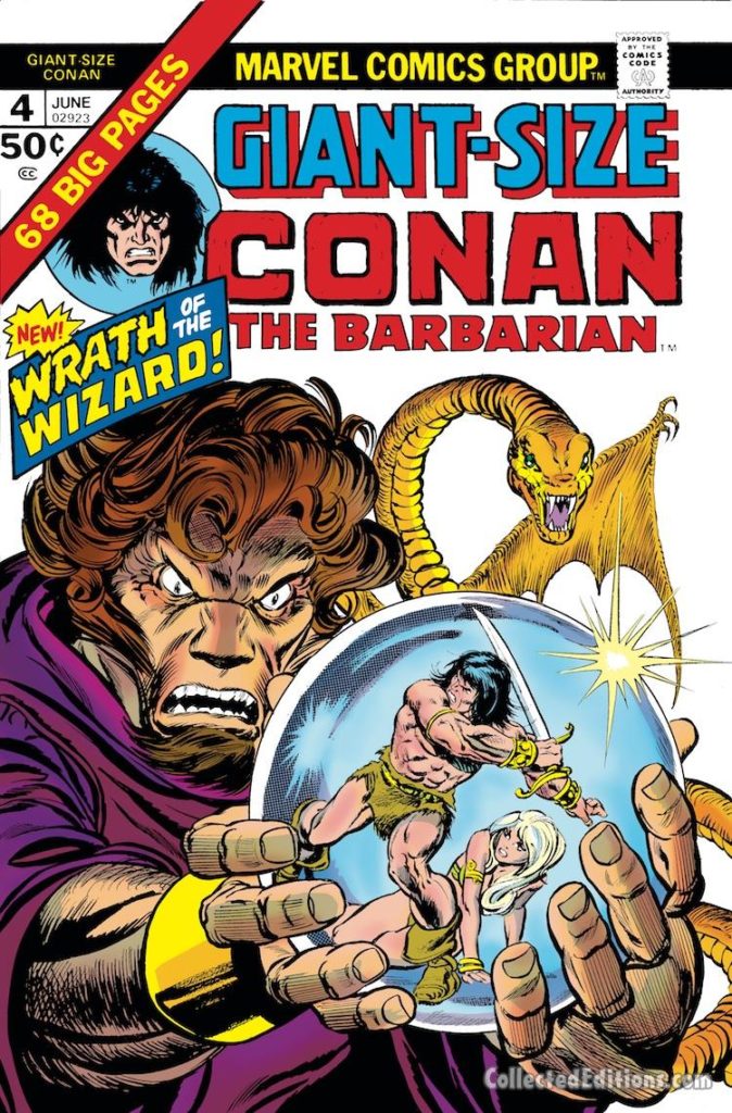 Giant-Size Conan #4 cover; pencils, Gil Kane; inks, Tom Palmer