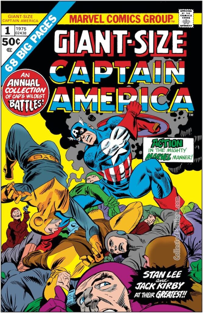 Giant-Size Captain America #1 cover; pencils, Gil Kane; inks, Mike Esposito