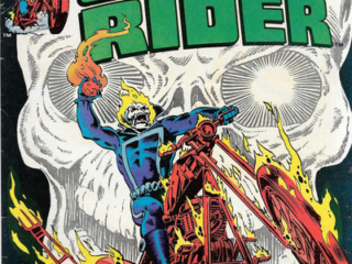 Ghost Rider #63 cover (not final Masterworks restoration)