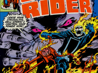 Ghost Rider #64 cover (not final Masterworks restoration)