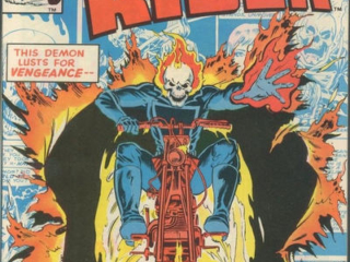 Ghost Rider #67 cover (not final Masterworks restoration)