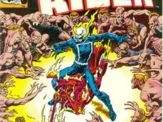 Ghost Rider #70 cover (not final Masterworks restoration)