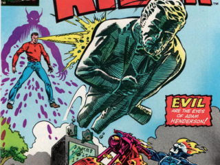 Ghost Rider #71 cover (not final Masterworks restoration)