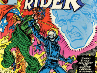 Ghost Rider #72 cover (not final Masterworks restoration)