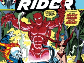 Ghost Rider #2 cover; pencils, Gil Kane; inks, Frank Giacoia