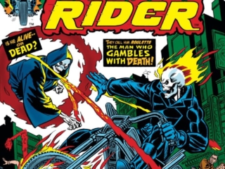 Ghost Rider #5 cover; pencils, Gil Kane; inks, John Romita Sr.