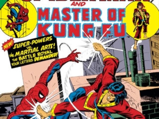 Giant-Size Spider-Man #2 cover; pencils, Gil Kane; inks, John Romita Sr.; Master of Kung Fu/Shang-Chi