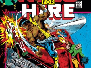 Hero For Hire #3 cover; pencils and inks, Billy Graham; Luke Cage, Mace