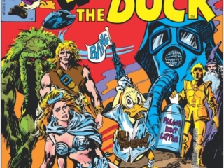 Howard the Duck #23 cover; pencils, Gene Colan; inks, Alan Weiss