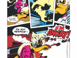 Howard the Duck #27, pg. 5; pencils, Gene Colan; inks, Klaus Janson; I'm not Negative, I'm Angry, Beverly