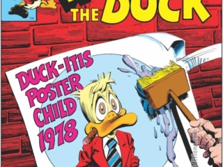Howard the Duck #29 cover; pencils, Gene Colan; inks, Terry Austin